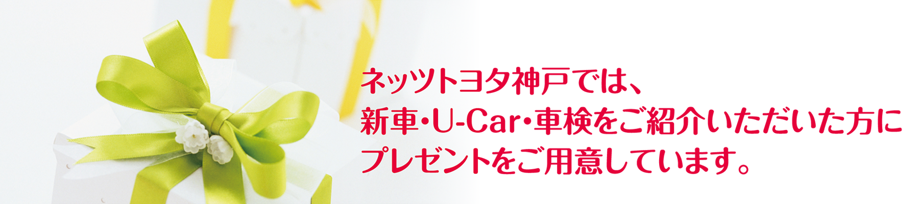 ご紹介プレゼント  ネッツ神戸